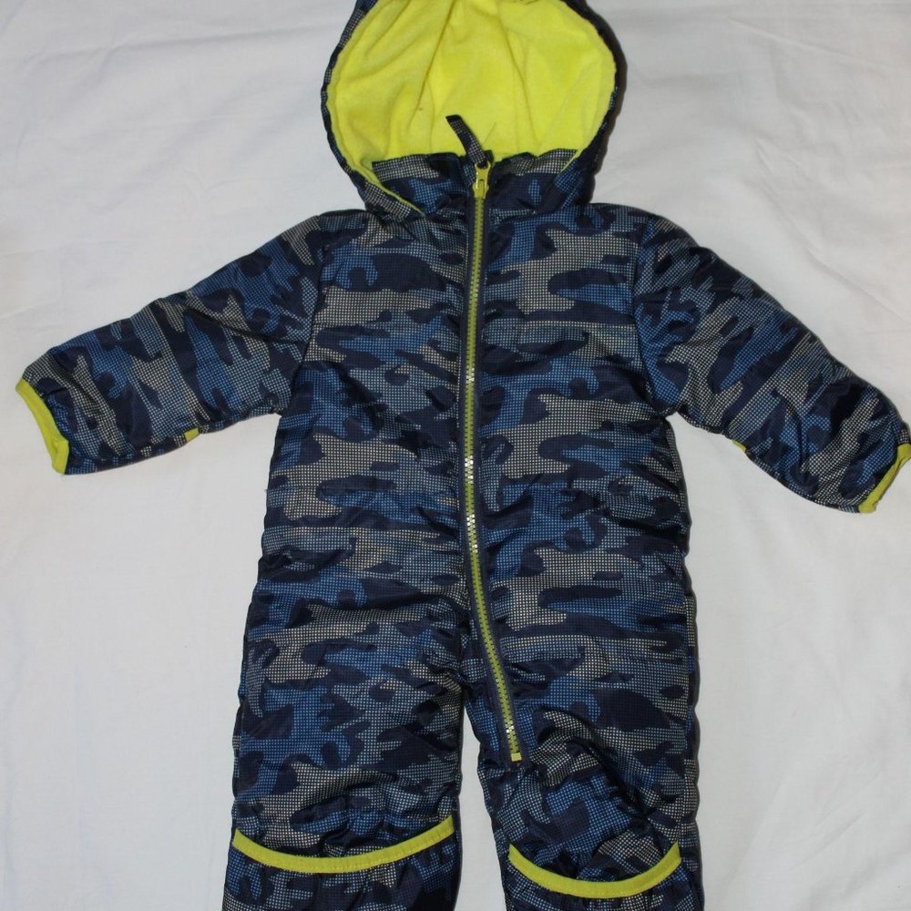 Baby Xtreme Snowsuit 0-3 months Blue Camo